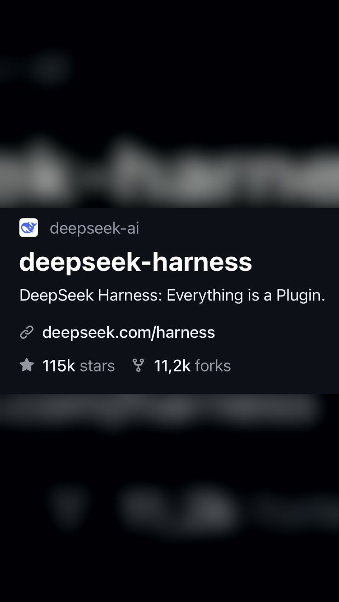 ⚡️ DeepSeek Harness beat OpenClaw’s record and became the fastest growing repo on GitHub