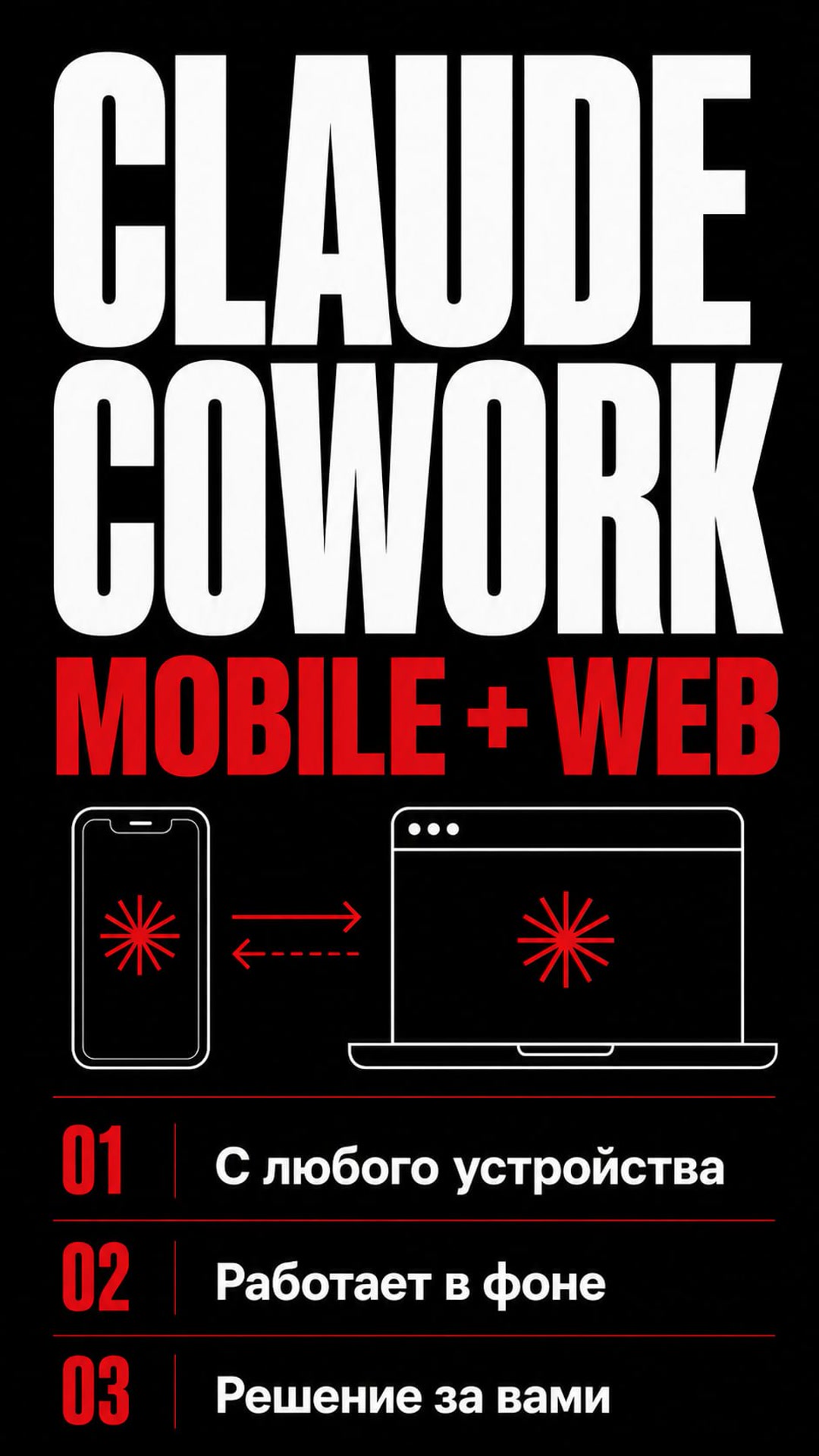 Claude Cowork выходит на мобайл и веб