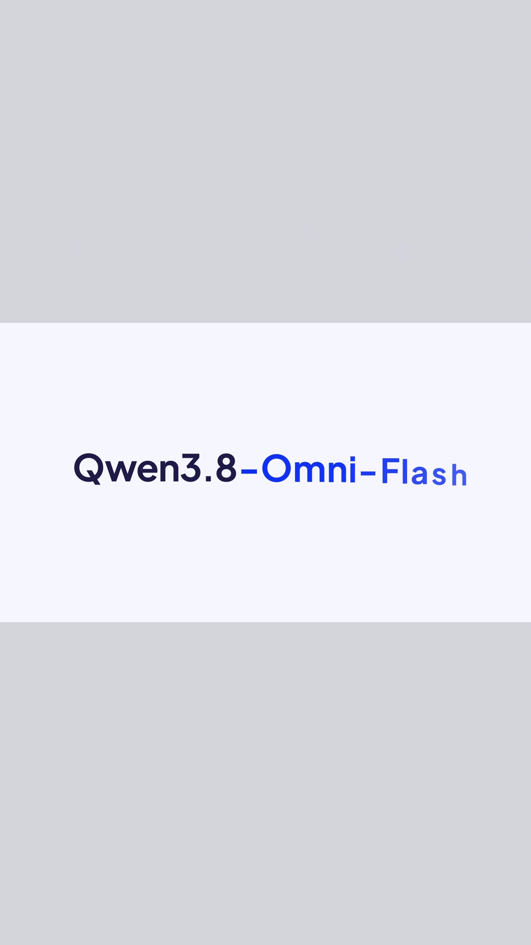 🚨 Qwen3.8 Omni Flash is out
