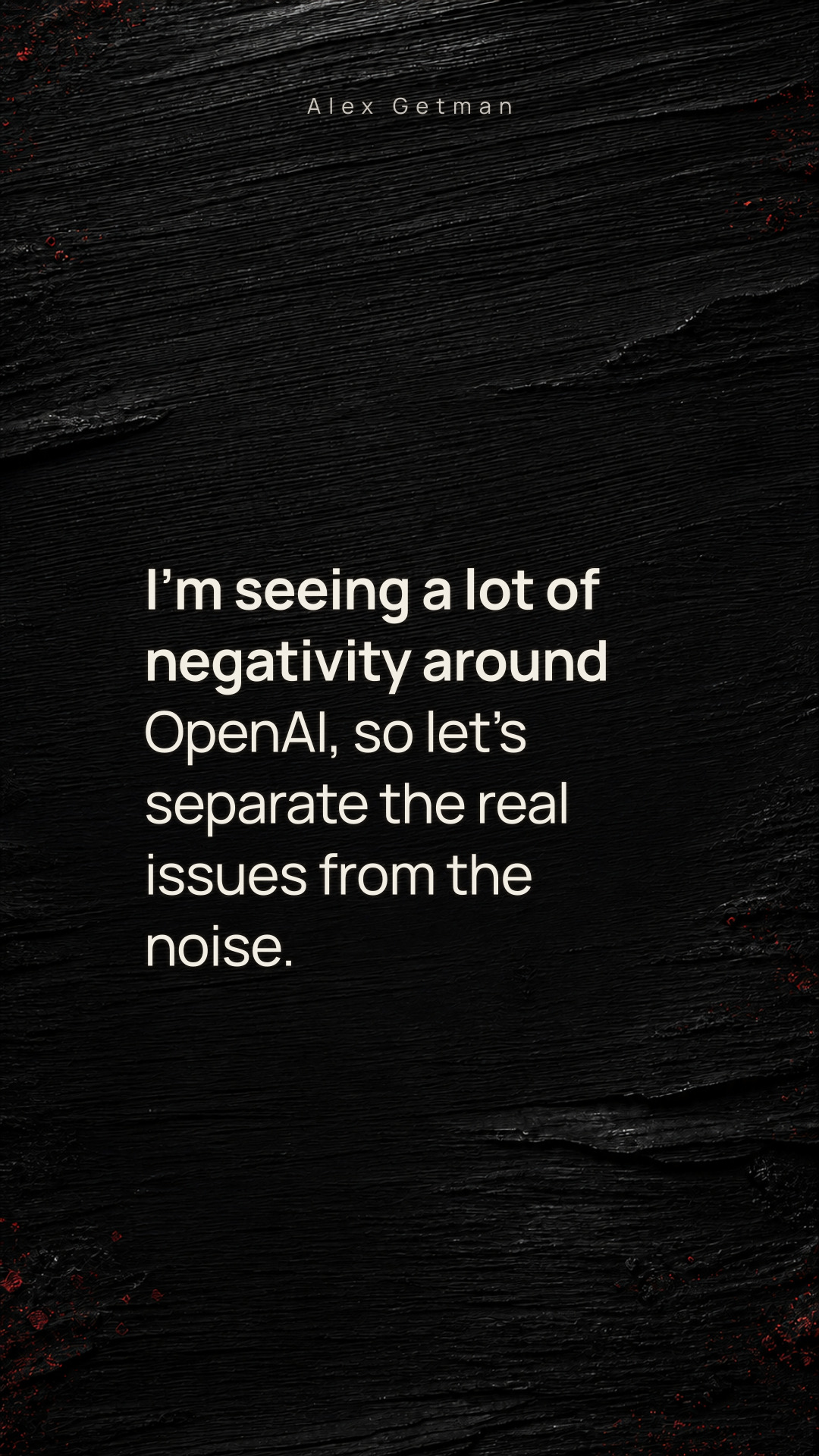 I’m seeing a lot of negativity around OpenAI, so let’s separate the real issues from the noise.