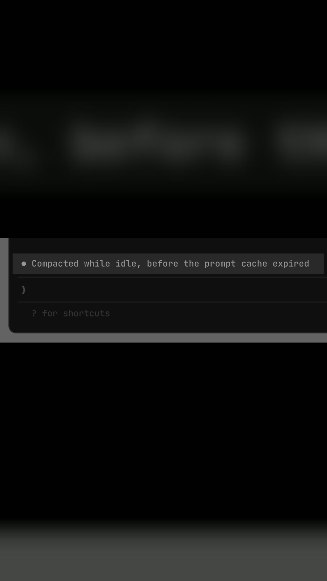 Claude Code just added idle compaction, and this could save a LOT of usage.