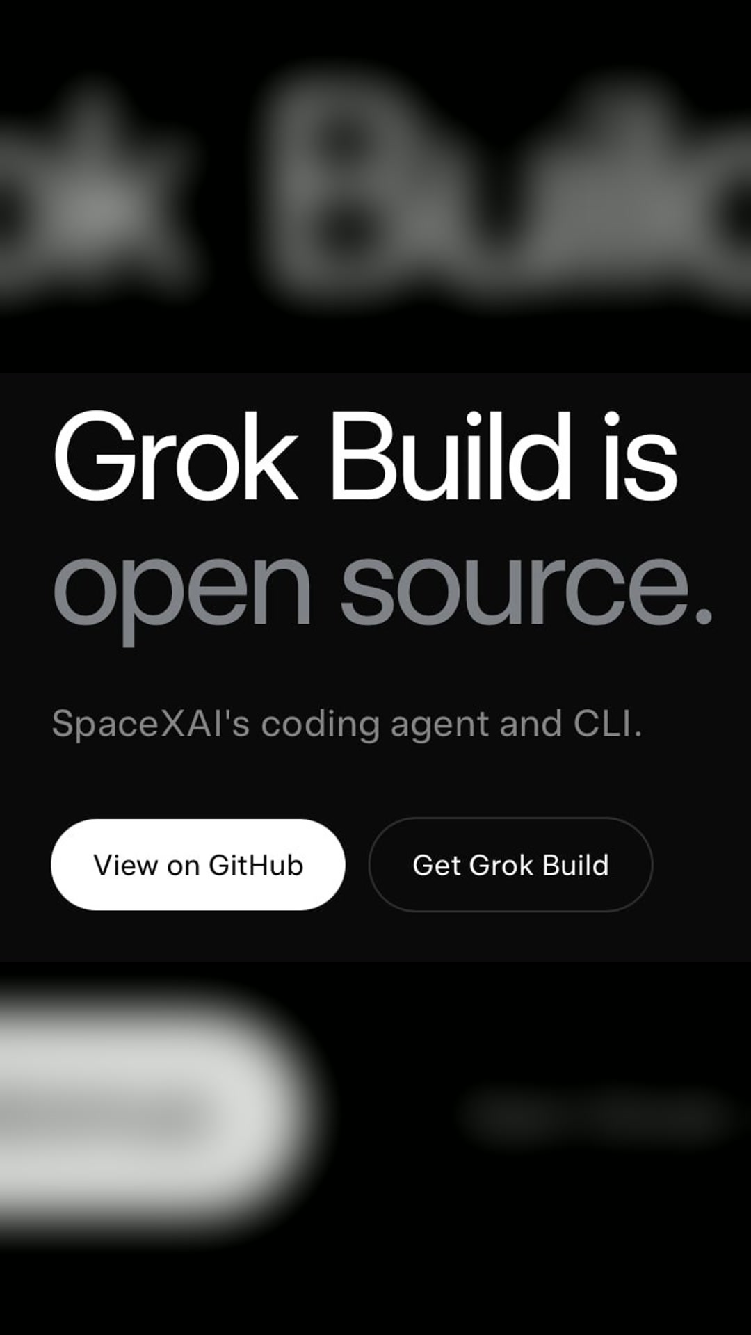 Elon Musk open-sourced Grok Build