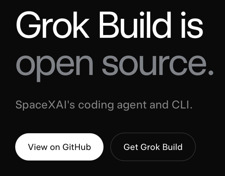 Илон Маск открыл исходный код Grok Build