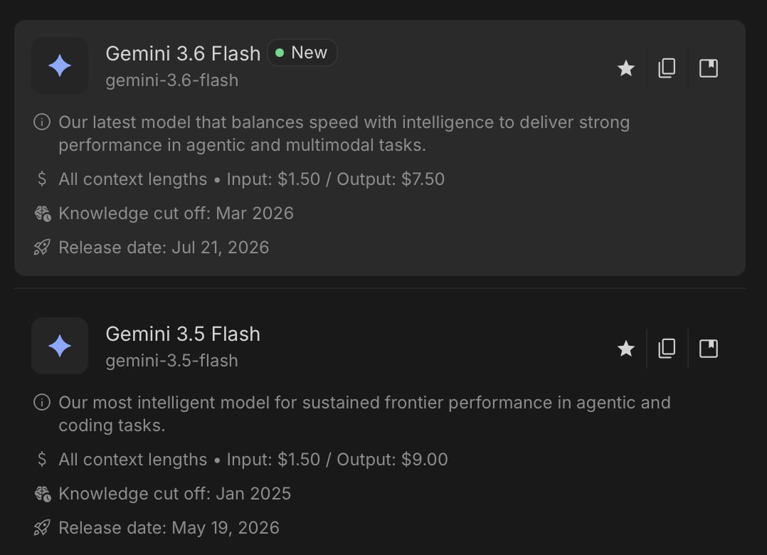 РЕЛИЗ: GEMINI 3.6 FLASH